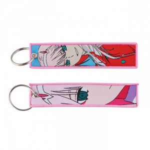 Тканевые прямоугольные брелки Darling in the FranXX