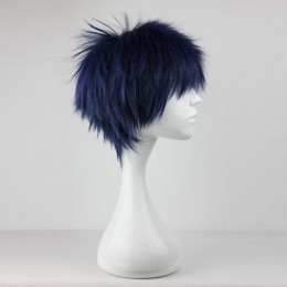Темно-синий короткий парик Дайки Аомине