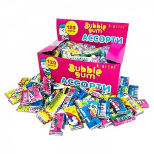 Резинка жевательная Bubble Gum ассорти