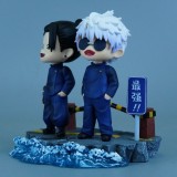 Мини-фигурка Jujutsu Kaisen: Gojo Satoru X Suguru Geto - Street Gang V3