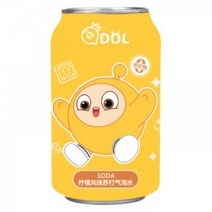 Газированный напиток Qdol Pokemon Lemon со вкусом лимона 330 мл