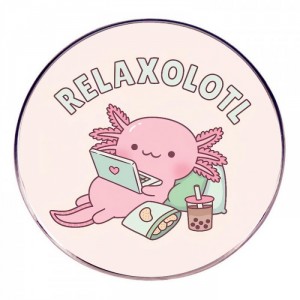 Металлический значок Relaxolotl