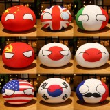 Мягкие брелки шарики страны Countryballs