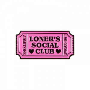 Металлический значок Loners Social Club