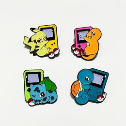 Металлические значки Pokemon with GameBoy