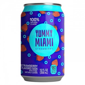 Газированный напиток YUMMY MIAMI STRAWBERRY
