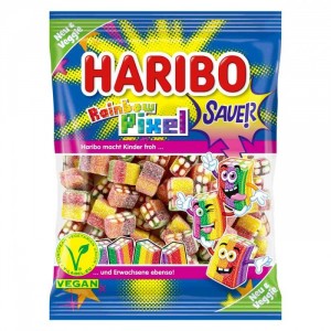 Мармелад Haribo Veggie Rainbow Pixel Цветные пиксели 160гр