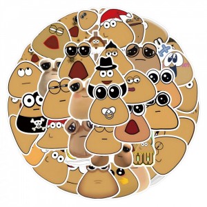 Набор наклеек Pou