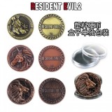 Коллекционные монеты из игры Resident Evil 2