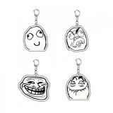 Акриловые брелки мемы Rage Faces