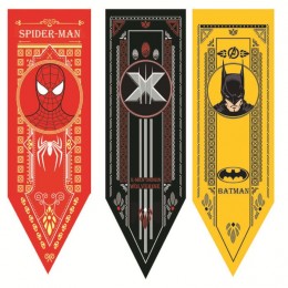 Флаги супергероев Marvel и DC