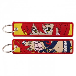 Тканевые прямоугольные брелки Tengen Toppa Gurren Lagann