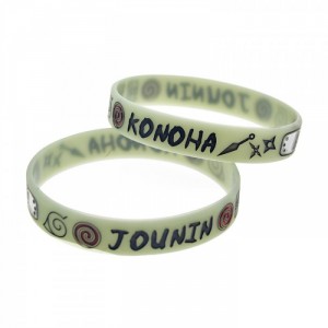 Силиконовый браслет Naruto Konoha Jounin
