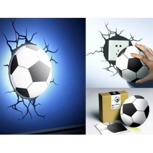 3D Ночник футбольный мяч 