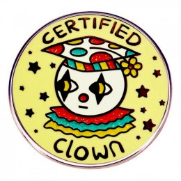 Металлический значок Certified Clown
