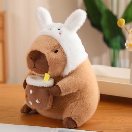 Мягкая игрушка Капибара-кролик с Бабл Ти 