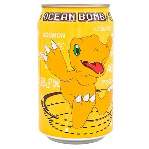 Лимонад YHB Ocean Bomb Digimon Agumon со вкусом банана 330 мл
