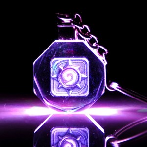 Брелки-кристаллы с подсветкой Hearthstone