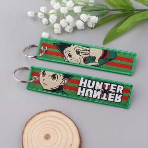 Тканевые прямоугольные брелки Hunter x Hunter