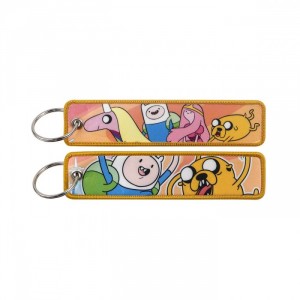 Тканевые прямоугольные брелки Adventure Time