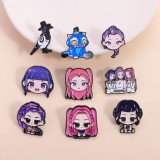 Металлические значки KPop Demon Hunters