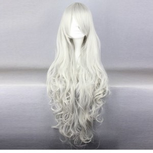 Белый длинный парик Лолита