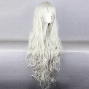 Белый длинный парик Лолита