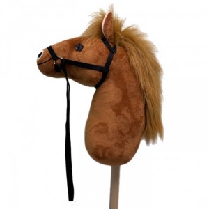 Конь Ветерок коричневый для хоббихорсинга