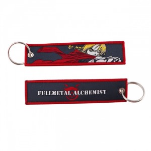 Тканевые прямоугольные брелки Fullmetal Alchemist