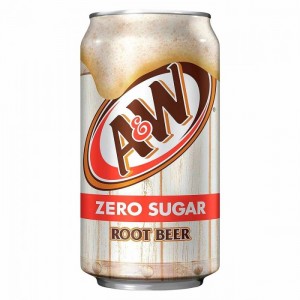 Газированный напиток A&W Root Beer Zero без сахара 355ml