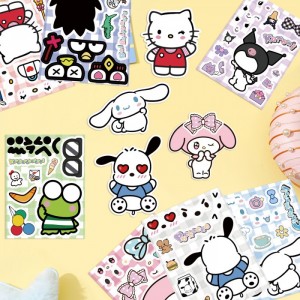 Стикерпак собери своего персонажа Sanrio в ассортименте