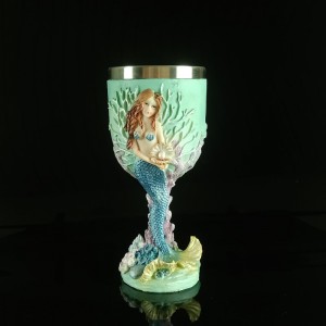 Бокал 3D Русалка