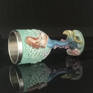 Бокал 3D Русалка