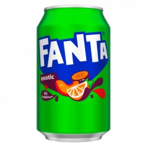 Газированный напиток Fanta Exotic со вкусом экзотических фруктов 330 мл