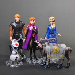 Набор фигурок Frozen:Anna,Kristoff Bjorgman,Olaf,Sven,Elsa