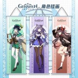 Растяжка c персонажами Genshin Impact