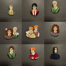 Значки ручной работы Harry Potter
