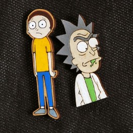 Значки ручной работы Rick and Morty