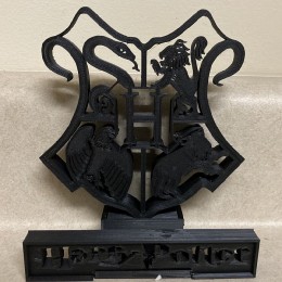 Подставка для телефона Герб Хогвартса. 3D печать