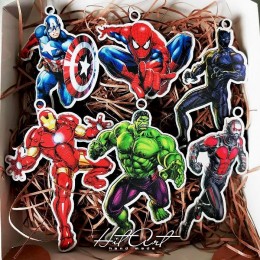 Набор ёлочных игрушек Marvel