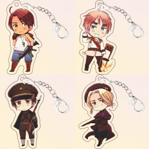 Акриловые брелки Hetalia Axis Powers