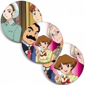 Значки Agatha Christie no Meitantei Poirot to Marple