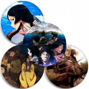 Значки Angolmois: Genkou Kassenki