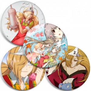 Значки Binbougami ga!