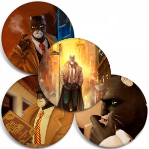 Значки Blacksad: Under the Skin