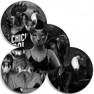 Значки Chicken Police - Paint it RED!