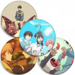 Значки Doukyonin wa Hiza; Tokidoki; Atama no Ue.