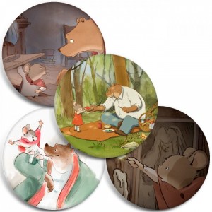 Значки Ernest et Celestina