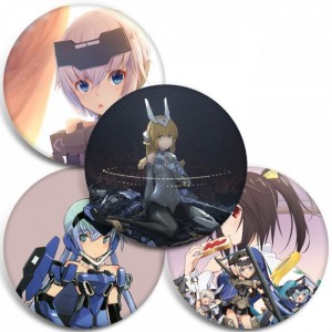 Значки Frame Arms Girl