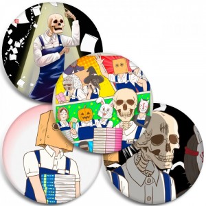 Значки Gaikotsu Shotenin Honda-san